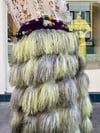 GREEN SAGE FRINGES SKIRT