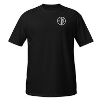 Image 2 of Left Chest White Logo, 2 Cor 5:10 verse on back