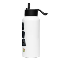 Image 3 of Home/Travel Stainless steel  HEALING MODE water bottle with a straw lid