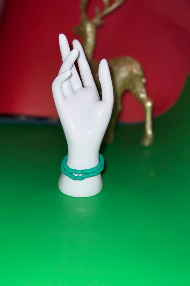 Image of Winter/Christmas Special - Clay Bracelets
