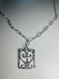 Image 2 of Twirly Iron Gate Pendant necklace