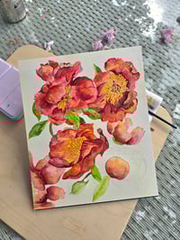 Image 7 of "Peonies" Original