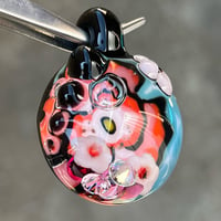 Image 5 of Summer Poppies CZ Filled Pendant