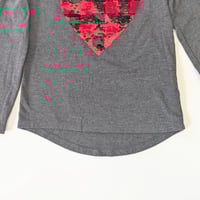 Image 5 of Cat & Jack Long Sleeve 'Heart/Loved' Top Bundle