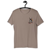 Image 6 of French Bulldog Skateboard T-Shirt