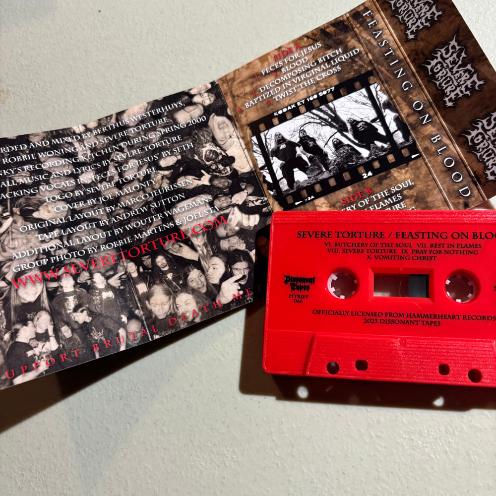 Severe Torture - "Feasting on Blood" cassette