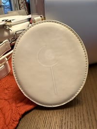 Image 1 of White mage Inspired Coin Purse Prototype 1 OF A KIND