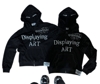 Image 1 of DISPLAYING ART RHINESTONE ZIPUPS