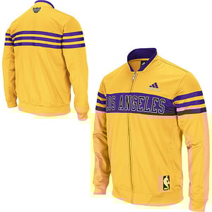 Image of Lakers Adidas Walter Brown Collection On-Court Jacket