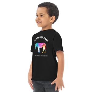 Image of I Care for Rare Toddler jersey t-shirt