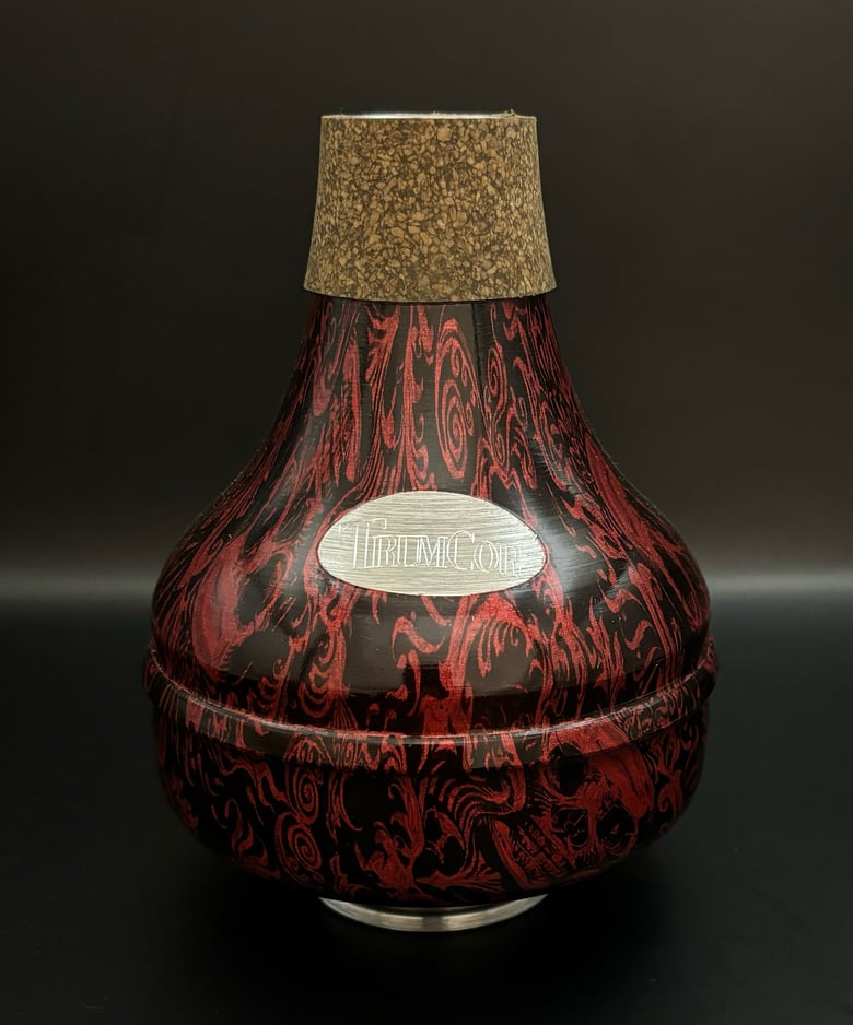 Image of DocOuflage Zinger - Demask Skulls on Metallic Red