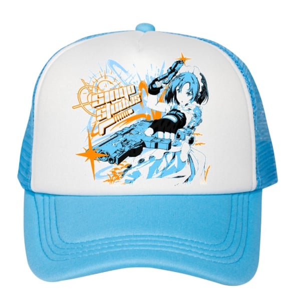 Image of Baby blue SHOOTER Trucker