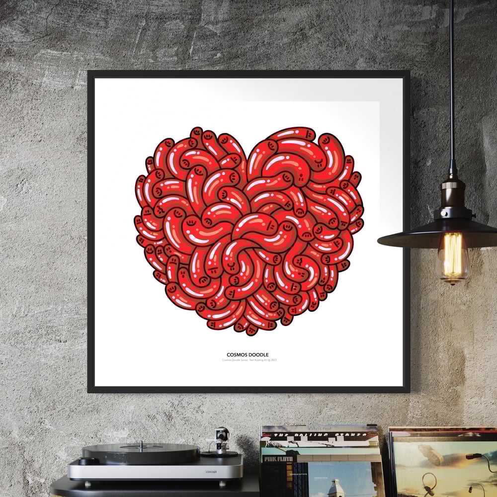 Cosmos Doodle #4 Fine Art Giclee Print 