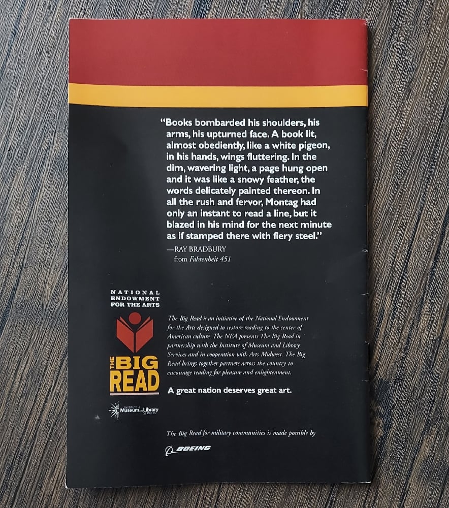 Ray Bradbury: Fahrenheit 451 NEA Reader’s Guide - SIGNED