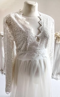 Image 2 of Off white dress for maternity photoshoots | Juliette | size S-M-L