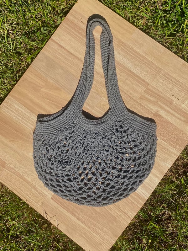 Image of Mesh market bag (storm)