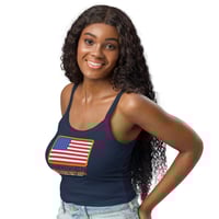 Image 16 of Stay; Women’s micro-rib tank top