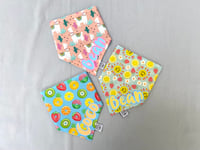 Image 1 of Summer Personalised Bandanas / Summer Fruits / Llamas / Sunshine and Lemons