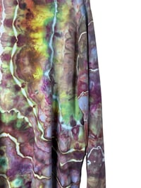 Image 11 of 3XL Ladies Long-Sleeve Stretch Tee in Bold Geode Ice Dye