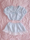 Sailor blue gingham skirt