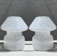Image 2 of WHITE GLASS LAMP
