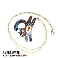 CAT LOVER🧡🤍🤎 NECKLACE