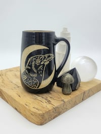 Black Crow Moon Mug 