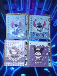 Image 1 of kuromi/ Stitch notebooks 