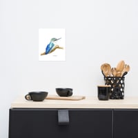 Image 5 of Little Bee Hummingbird Watercolour-Print