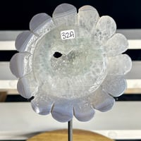 Image 3 of Druzy Agate Sunflower On Stand (32A)