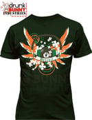 Image of Detroit St Patty's Day Winged Vinyl Tee