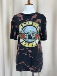 Image 1 of Bleach dyed custom Guns N’ Roses t-shirt