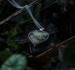 Image of Moss Agate Woods necklace 