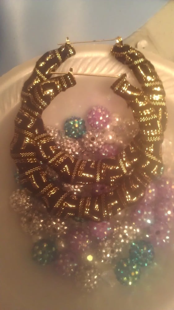 Image of Black and Gold Tribal Bamboo