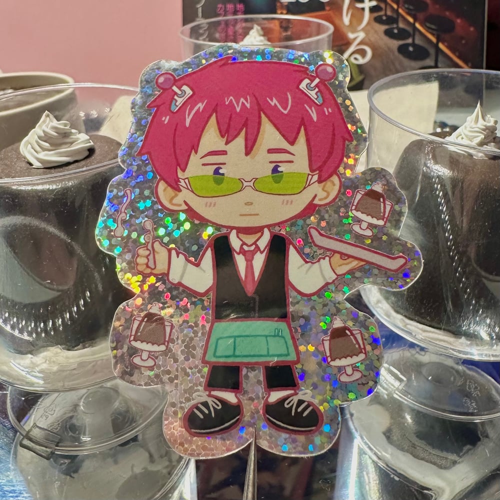 Image of Cafe Saiki Sticker