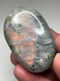 Image 8 of Sunset Labradorite Palm Stone #2885