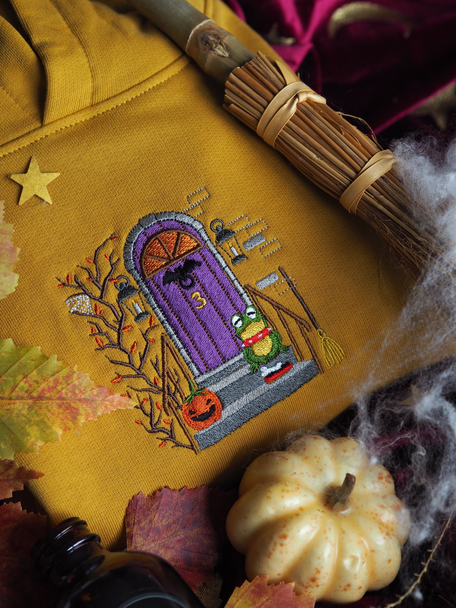 Image of The Witch's Door - Mustard Hoody