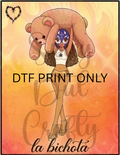 Image of 8x11” LA BICHOTA dtf print only