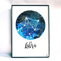 Libra Zodiac Print