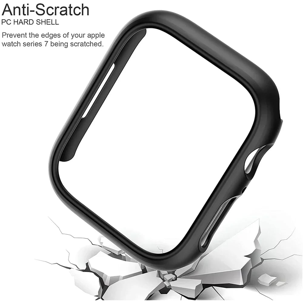 Image of Cover for Apple Watch Case 45mm 41mm 44mm 40mm 42mm 38mm 46 49 mm Accessories PC Protector bumper iW