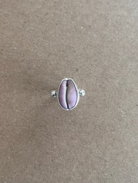 Image 1 of Purple Cowrie Ring
