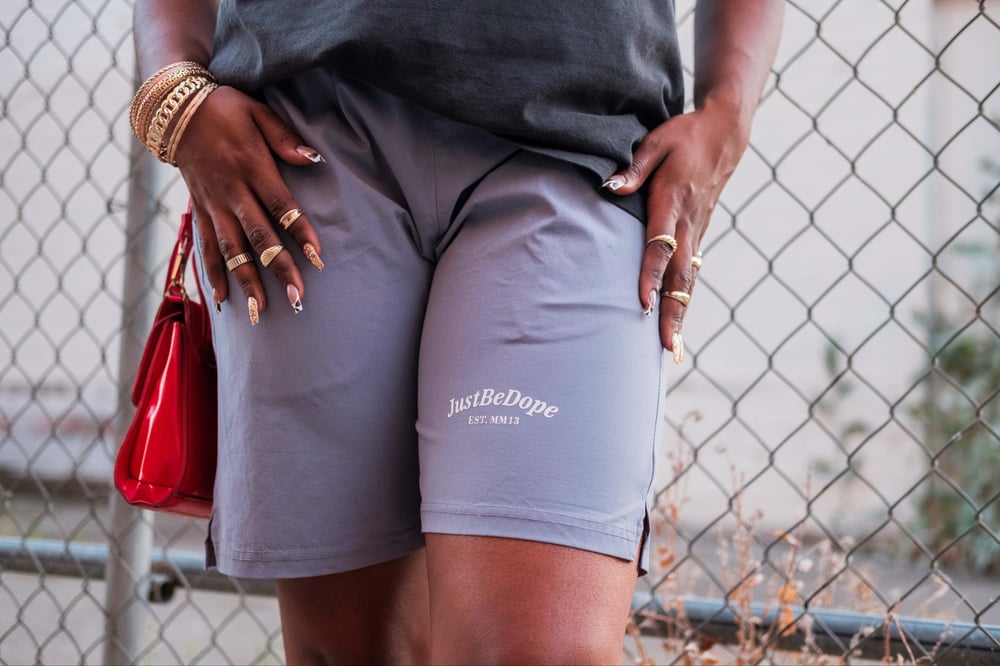 Image of Gray JBD anniversary Shorts 