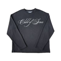 Image 1 of Black - Waffle Sweater