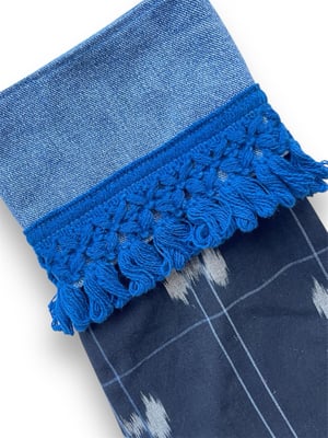 Image of CHRISTMAS STOCKING - JAPANESE IKAT