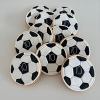 Image 2 of Soccer Ball Cookies ⚽️