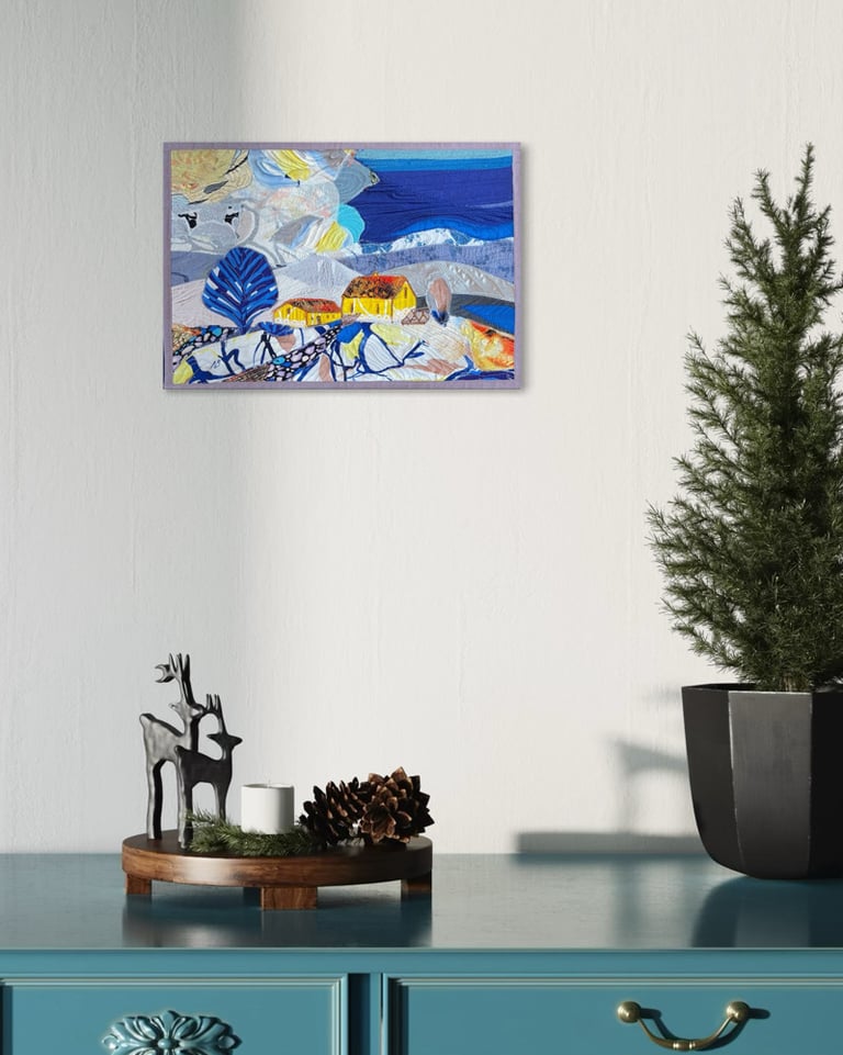 “Winter shelter” - small winter landscape Image 5