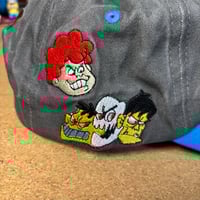 Image 6 of Grey Spooky Pup Unstructured Snapback