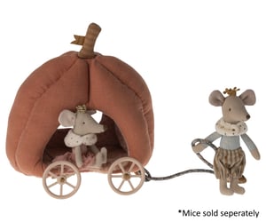 Image of Maileg Pumpkin Carriage Mouse (PRE-ORDER ETA Mid July)