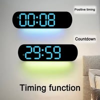 Image 5 of LED Wall Clock with Weather and Day Indicator
