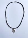 Beaded Yin Yang Hand necklace#3